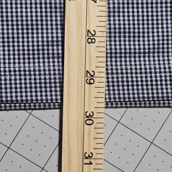 TravisMathew Mens Blue & White Checkered Short Sleeve Polo Shirt Size XL - Picture 14 of 16